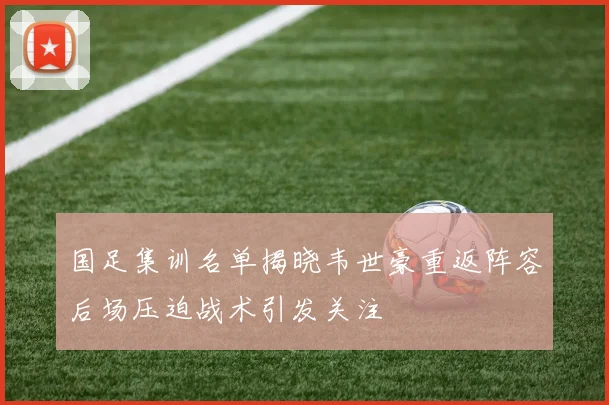 国足集训名单揭晓韦世豪重返阵容后场压迫战术引发关注